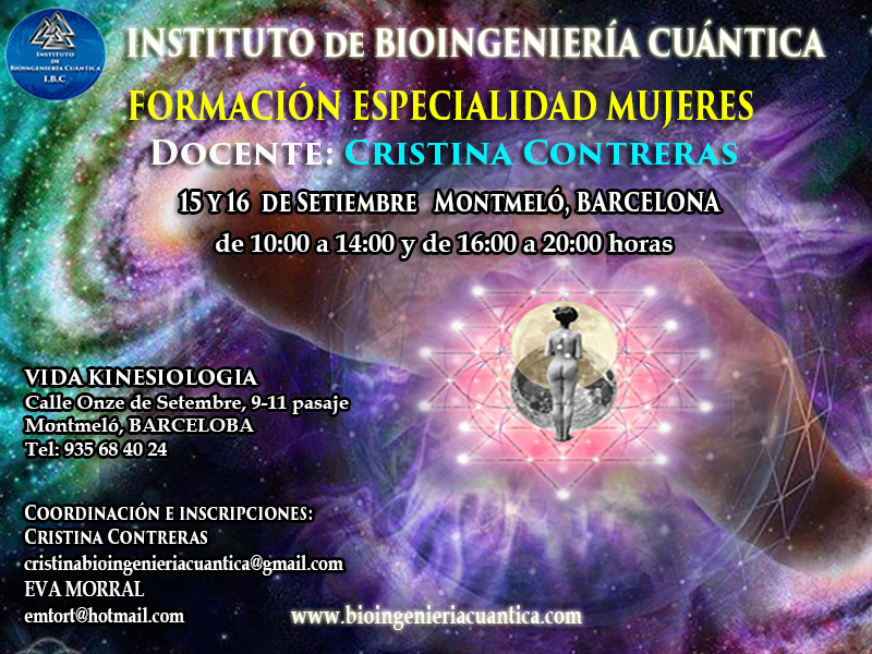 Especialidad Mujeres Cris 15 y 16 sep 2018